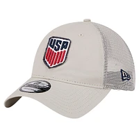 Casquette ajustable USMNT Game Day Trucker 9TWENTY New Era pour hommes