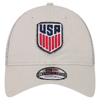 Casquette ajustable USMNT Game Day Trucker 9TWENTY New Era pour hommes