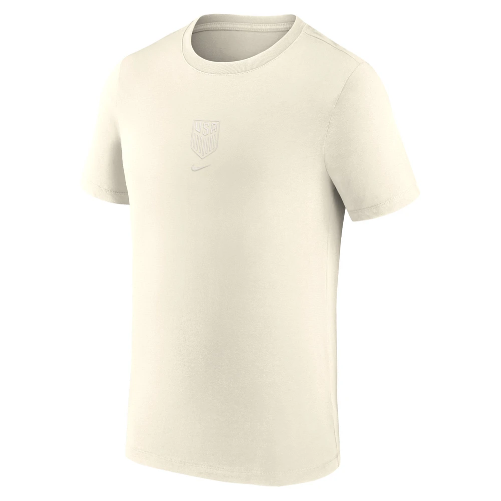 Men's Nike Cream USMNT Earth T-Shirt