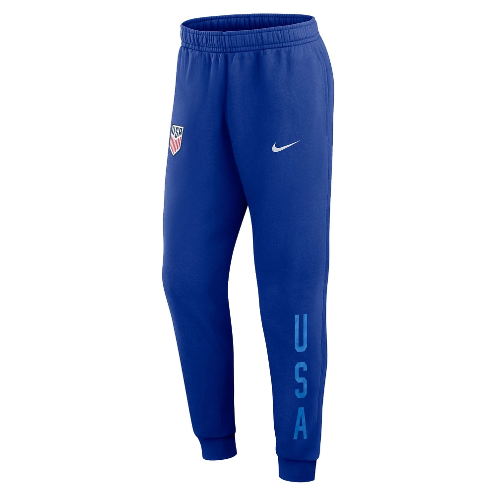 Men's Nike Royal USMNT Club Fleece Jogger Pants