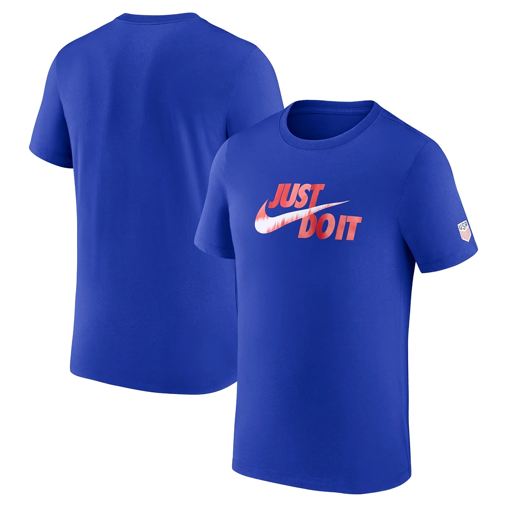 T-shirt Nike Royal USMNT Just Do It pour homme