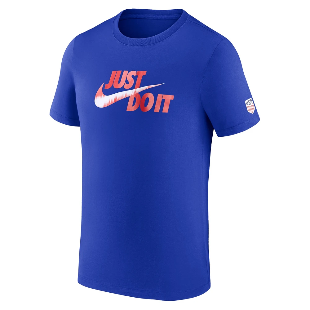 T-shirt Nike Royal USMNT Just Do It pour homme