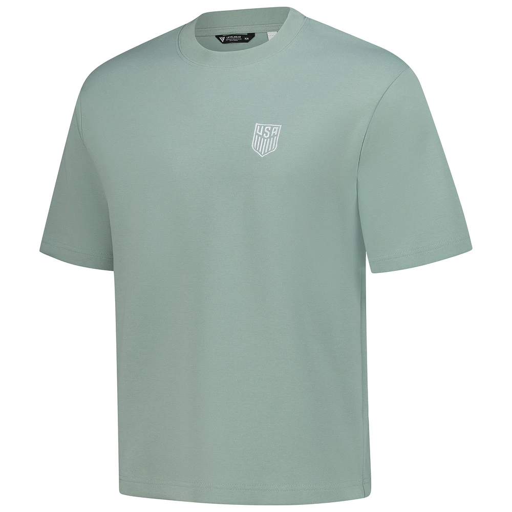 Unisex Levelwear  Green USMNT Luxe Signature Knit T-Shirt