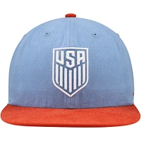 Casquette réglable unisexe bleu clair/rouge USMNT Swingman