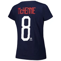 Women's Weston McKennie Navy USMNT Name & Number T-Shirt