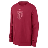 Youth Nike Red USMNT Club Pullover Sweatshirt