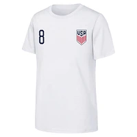 Youth Weston McKennie White USMNT Name & Number T-Shirt