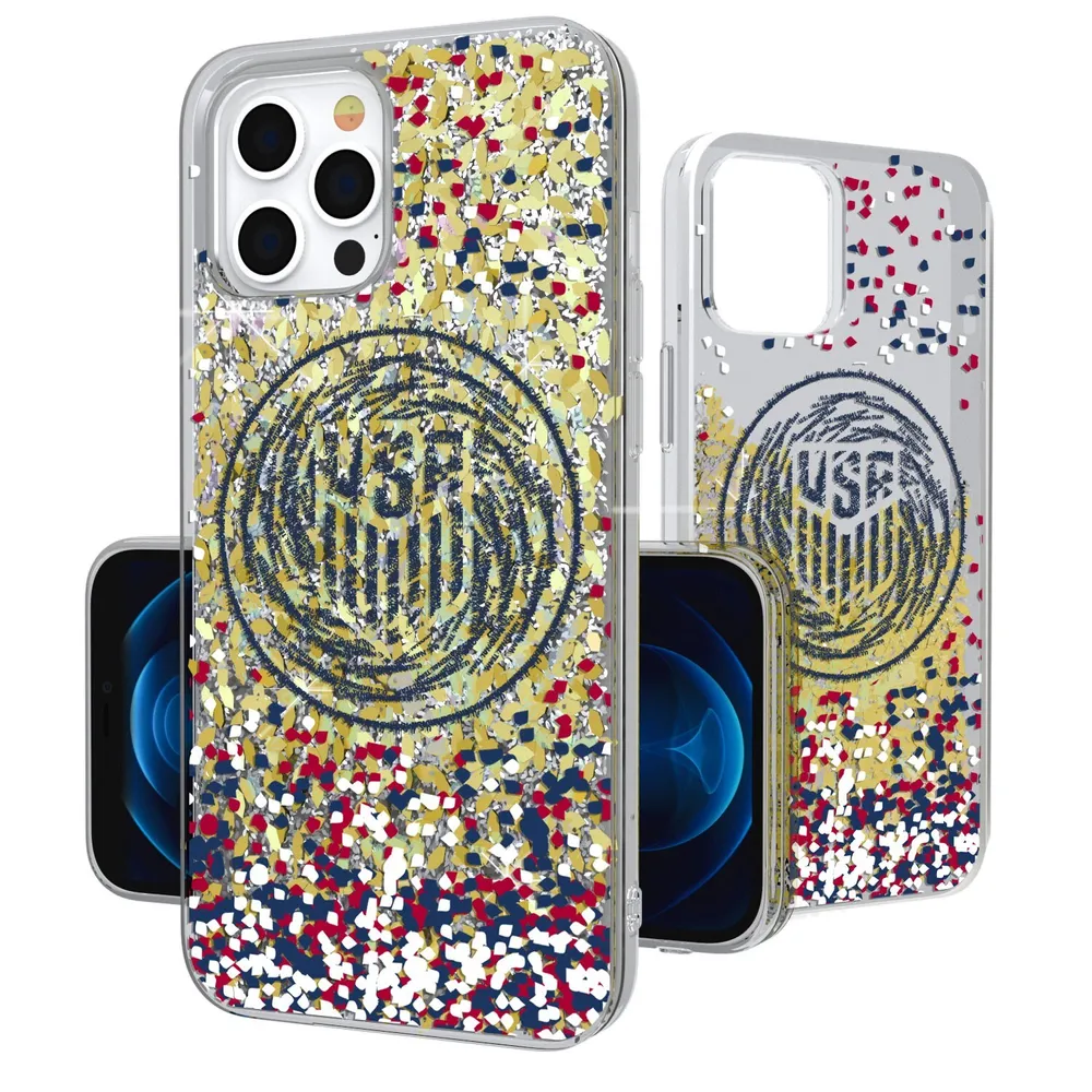 Lids USMNT iPhone Confetti Design Clear Case