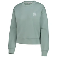 Sweat-shirt ras du cou en éponge de luxe pour femme V110850 USWoSoc CT4 US Soccer LVE S25 SWTLADCRW 00US03E10147V02001UIBGGRN