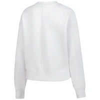 Sweat-shirt ras du cou en éponge de luxe pour femme V110850 USWoSoc 001 US Soccer LVE S25 SWTLADCRW 00US03E10147V02002UWHITE0