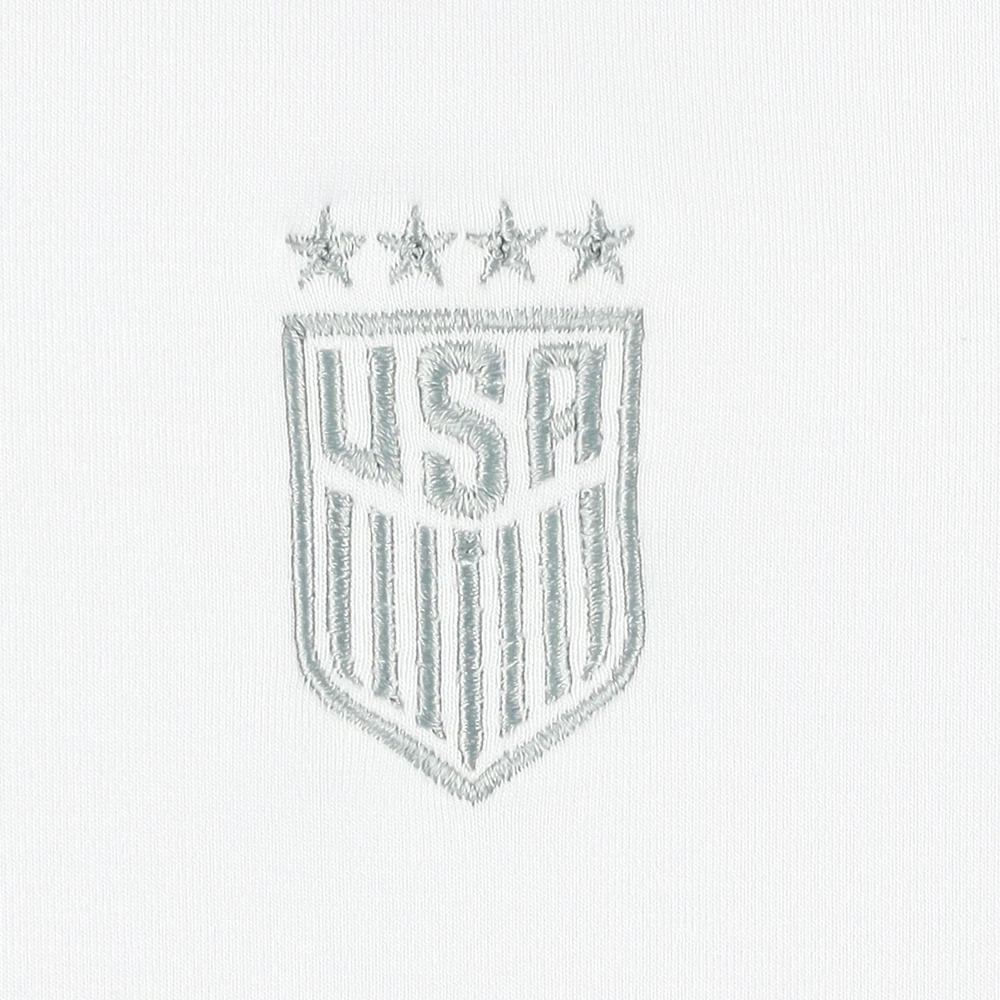 Sweat-shirt ras du cou en éponge de luxe pour femme V110850 USWoSoc 001 US Soccer LVE S25 SWTLADCRW 00US03E10147V02002UWHITE0