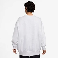 Sweat-shirt en molleton surdimensionné Nike USWNT Phoenix gris chiné pour femme