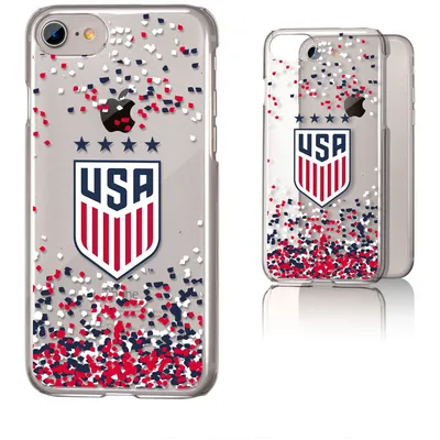 USWNT 4-Star Confetti Clear iPhone 6/6S/7/8 Case