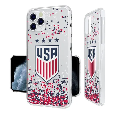 USWNT Confetti Design iPhone 11 Pro Max Clear Case