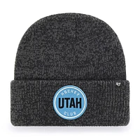 Men's '47 Black Utah Hockey Club Brain Freeze Cuffed Knit Hat