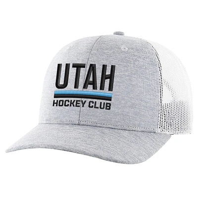 Men's '47 Gray Utah Hockey Club Harrington Adjustable Trucker Hat