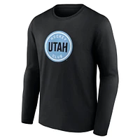 Men's Fanatics Utah Hockey Club Draft Logo Long Sleeve T-Shirt