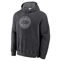 Sweat à capuche en polaire noir pour hommes Fanatics Utah Hockey Club fabriqué au Canada