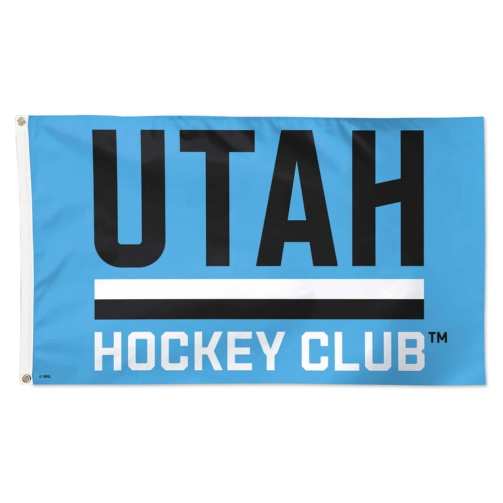 Drapeau de luxe unilatéral WinCraft Utah Hockey Club 3' x 5'