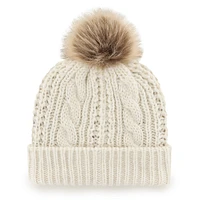 Women's '47  Cream Utah Hockey Club Meeko Cuffed Knit Hat with Pom