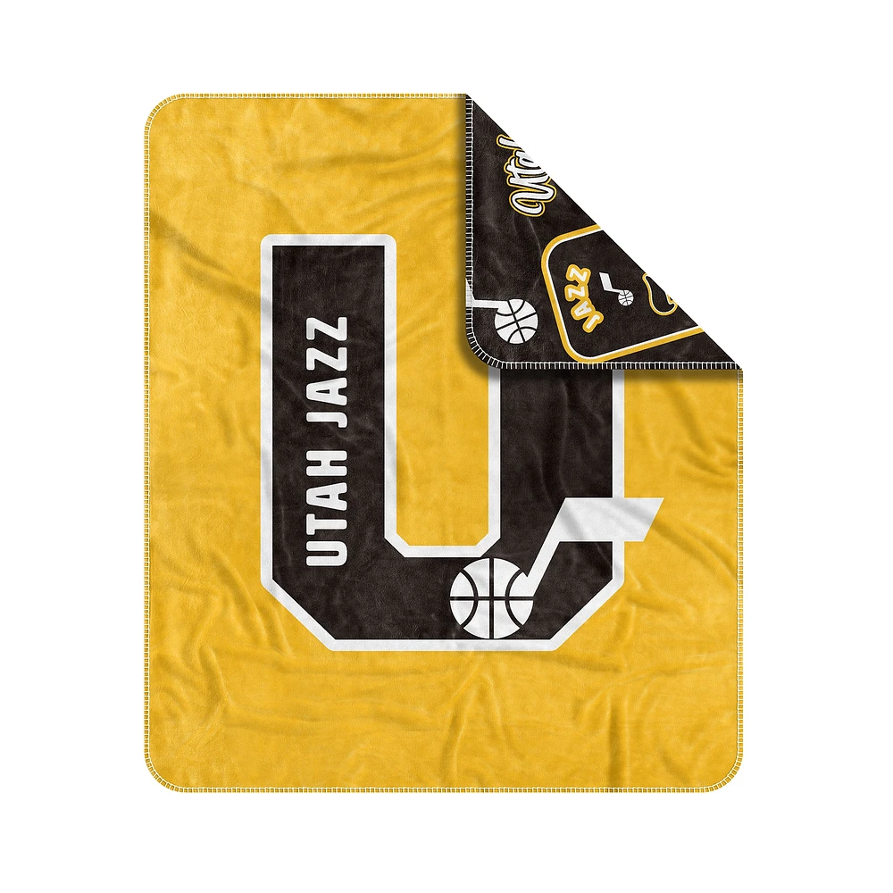  Utah Jazz 50" x 60" Dream Weave Throw Blanket