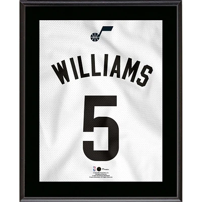 Cody Williams Utah Jazz 10.5" x 13" Jersey Number Sublimated Player Plaque