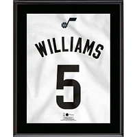 Cody Williams Utah Jazz 10.5" x 13" Jersey Number Sublimated Player Plaque