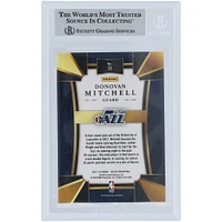 Donovan Mitchell Utah Jazz Autographed 2017-18 Panini Select #11 Beckett Fanatics Witnessed Authenticated Rookie Card