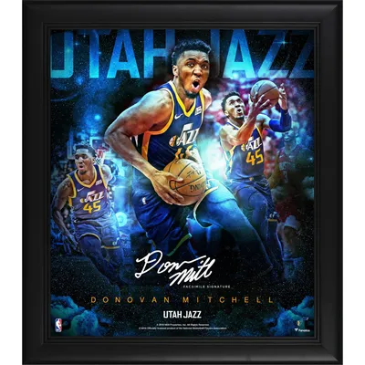 Lids Donovan Mitchell Utah Jazz Fanatics Authentic Framed 15 x 17 Impact  Player Collage with a Piece of Team-Used Basketball - Limited Edition of  500