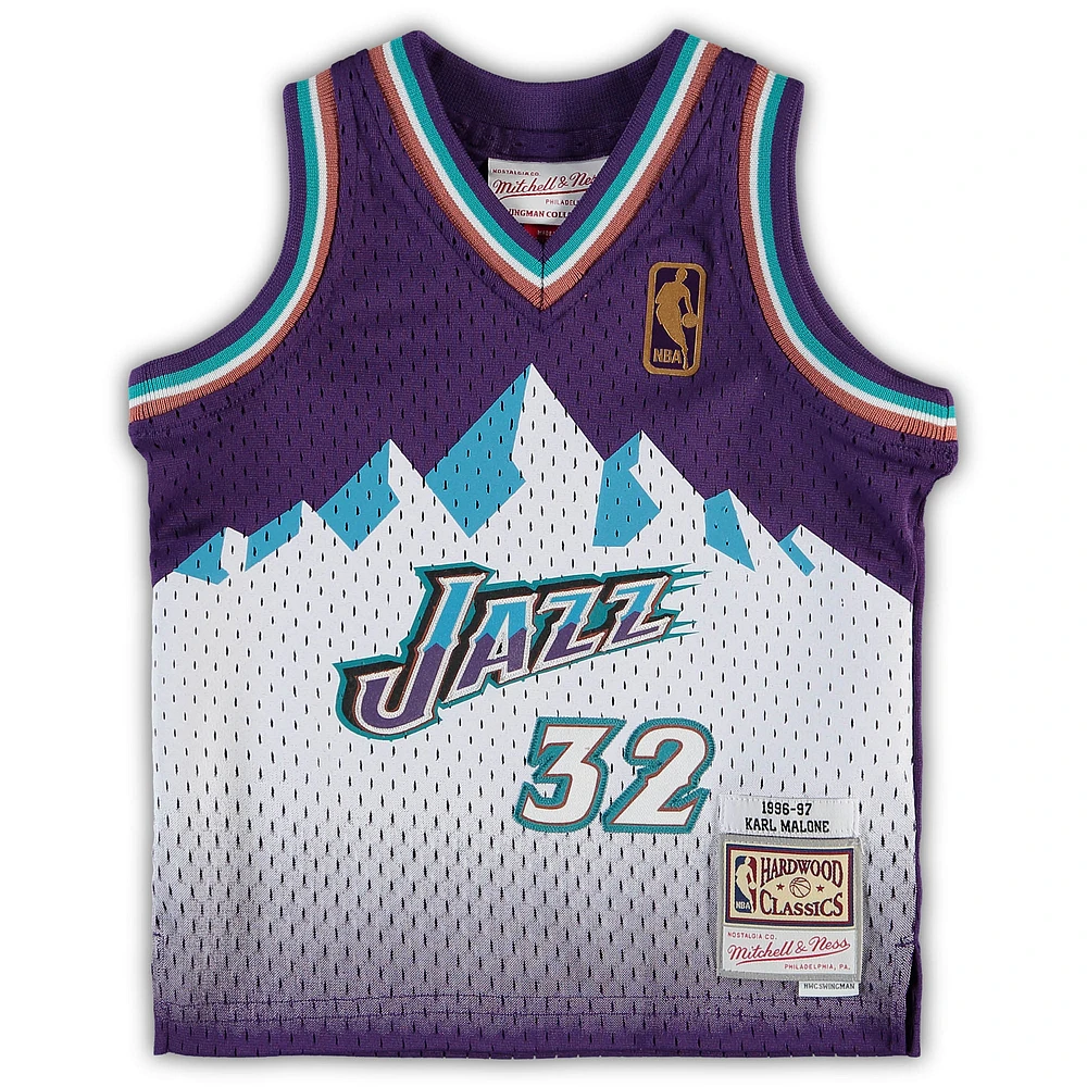 Infant Mitchell & Ness Karl Malone Purple Utah Jazz 1996/97 Retired Player Jersey