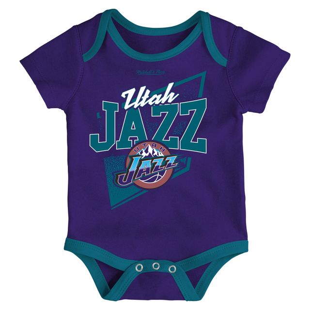 OST JAZZ TEAL PRPLE INFANT M&N HWC SS & LS CREEPER AND BEANIE SET INFGIFPCK