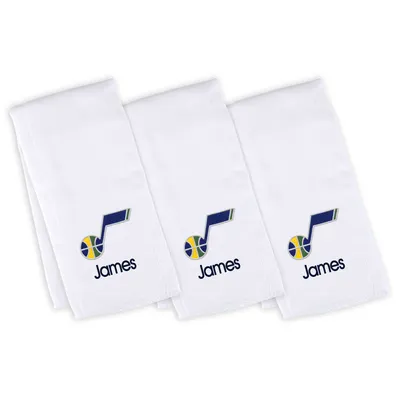 Utah Jazz Infant Personalized Burp Cloth -Pack