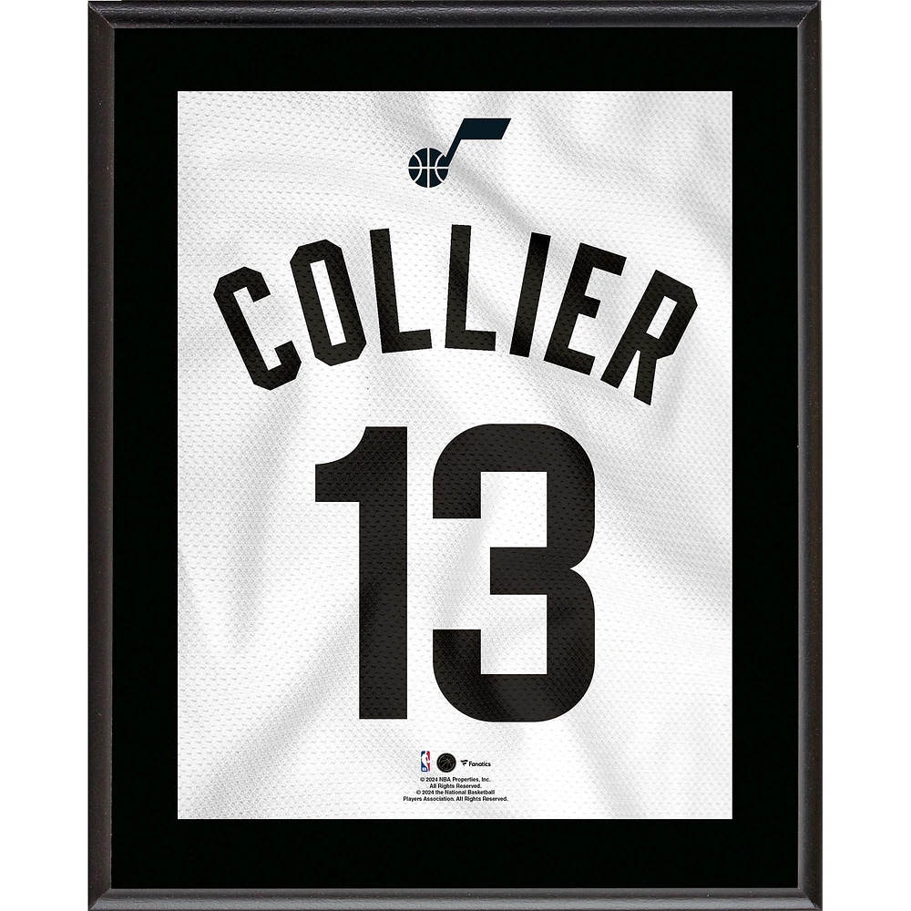 Isaiah Collier Utah Jazz 10.5" x 13" Jersey Number Sublimated Player Plaque