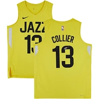 Isaiah Collier Utah Jazz Autographed Nike Gold Icon Swingman Jersey