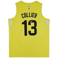 Isaiah Collier Utah Jazz Autographed Nike Gold Icon Swingman Jersey