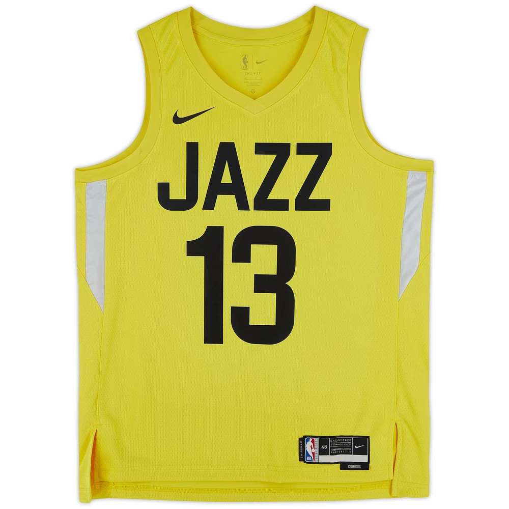 Isaiah Collier Utah Jazz Autographed Nike Gold Icon Swingman Jersey