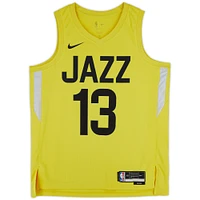 Isaiah Collier Utah Jazz Autographed Nike Gold Icon Swingman Jersey
