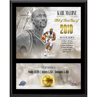 Karl Malone Utah Jazz 12" x 15" Hardwood Classic Sublimated Player Plaque