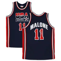 Lids Karl Malone Utah Jazz Autographed Fanatics Authentic White Mitchell &  Ness 1991-92 Home Swingman Jersey