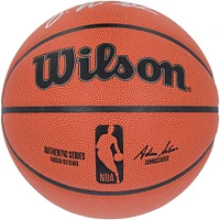 Karl Malone Utah Jazz Autographed Wilson Authentic Series Indoor/Outdoor Basketball with "The Mailman" Inscription