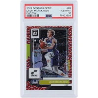 Lauri Markkanen Utah Jazz 2022-23 Panini Donruss Optic Photon #69 PSA Authenticated 10 Card