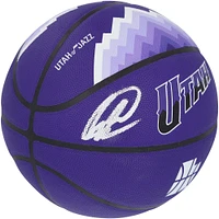 Lauri Markkanen Utah Jazz Autographed Wilson 2023-24 Wilson City Collector Basketball