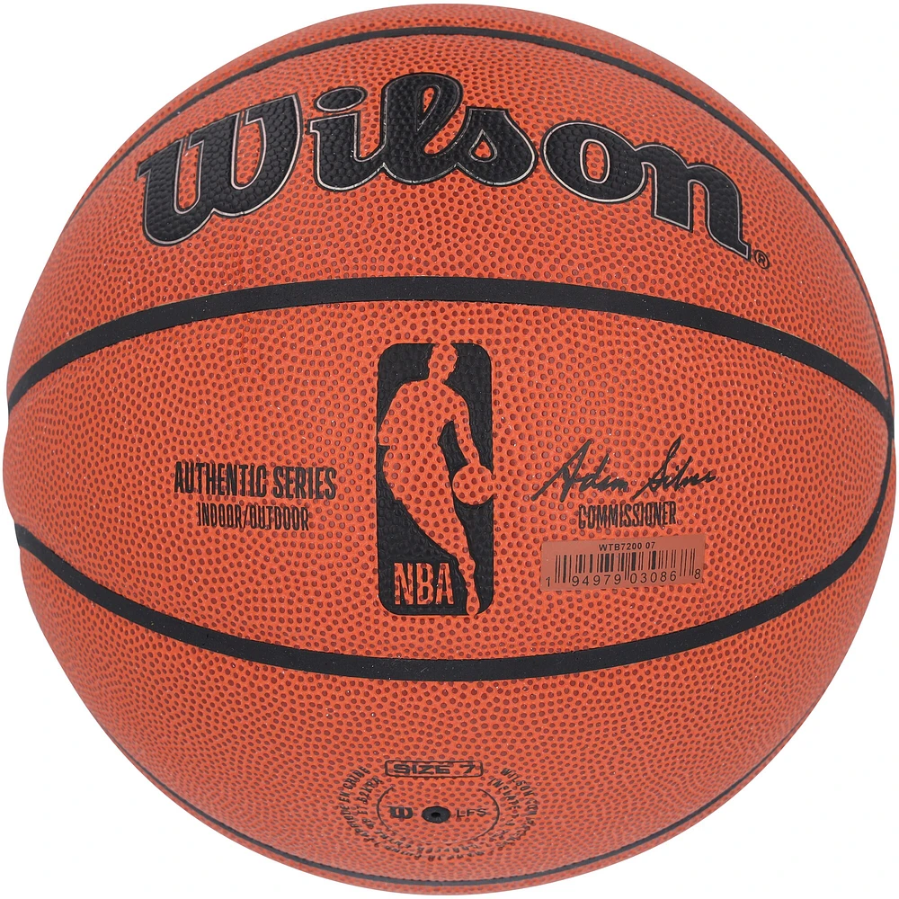 Lauri Markkanen Utah Jazz Autographed Wilson Authentic Series Indoor/Outdoor Basketball with "The Finnisher" Inscription