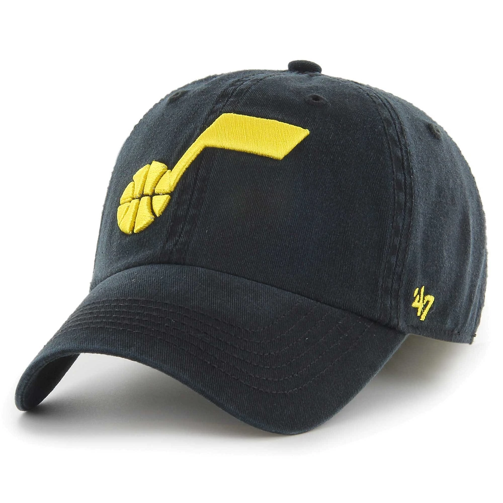 Casquette ajustée '47 Utah Jazz Classic Franchise noire pour hommes