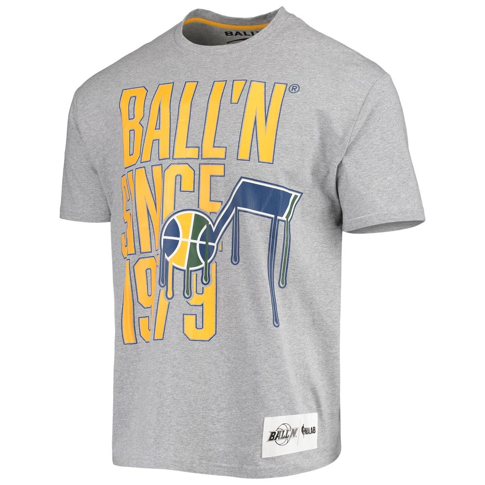 Men's BALL'N Heathered Gray Utah Jazz Since 1979 T-Shirt