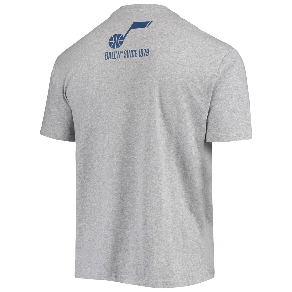 Men's BALL'N Heathered Gray Utah Jazz Since 1979 T-Shirt