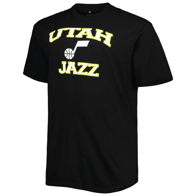 T-shirt noir Utah Jazz Big & Tall Heart Soul pour homme