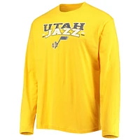 Men's Concepts Sport Navy/Gold Utah Jazz Long Sleeve T-Shirt & Pants Sleep Set