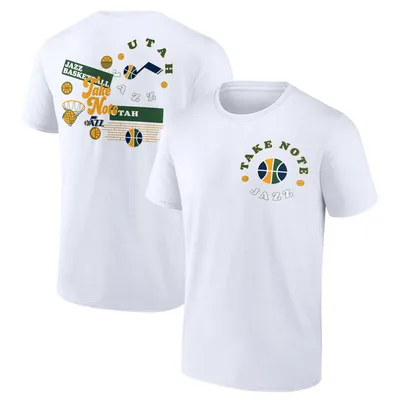 Utah Jazz Fanatics Branded Street Collective T-Shirt - White