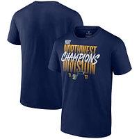 Men's Fanatics Navy Utah Jazz 2022 Northwest Division Champions Locker Room T-Shirt